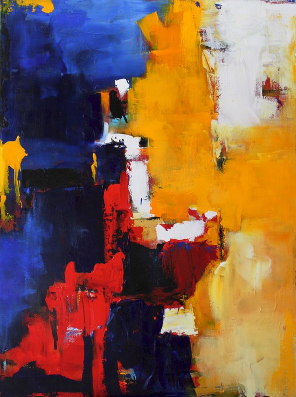 Entereza No2 48"x36" acrylic on canvas