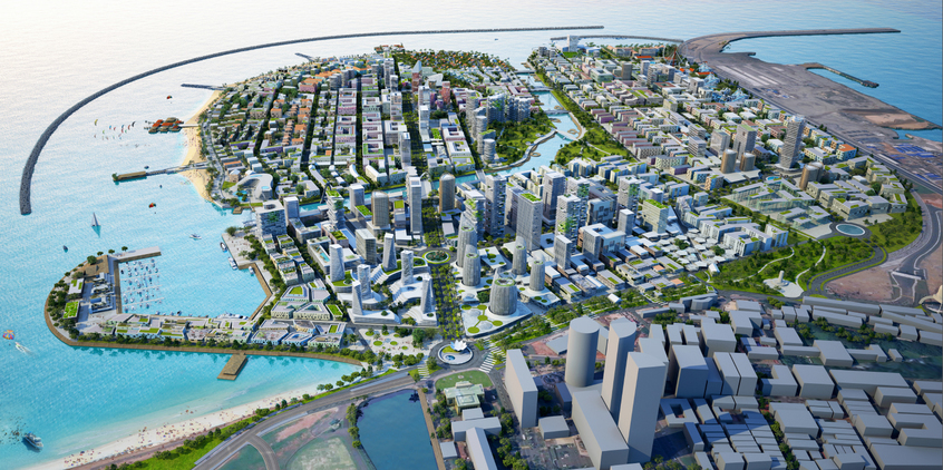 Architect Skidmore, Owings & Merrill’s rendering of the completed project