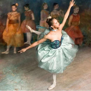 3 of my favorite things: ballet + degas + oscar de la renta