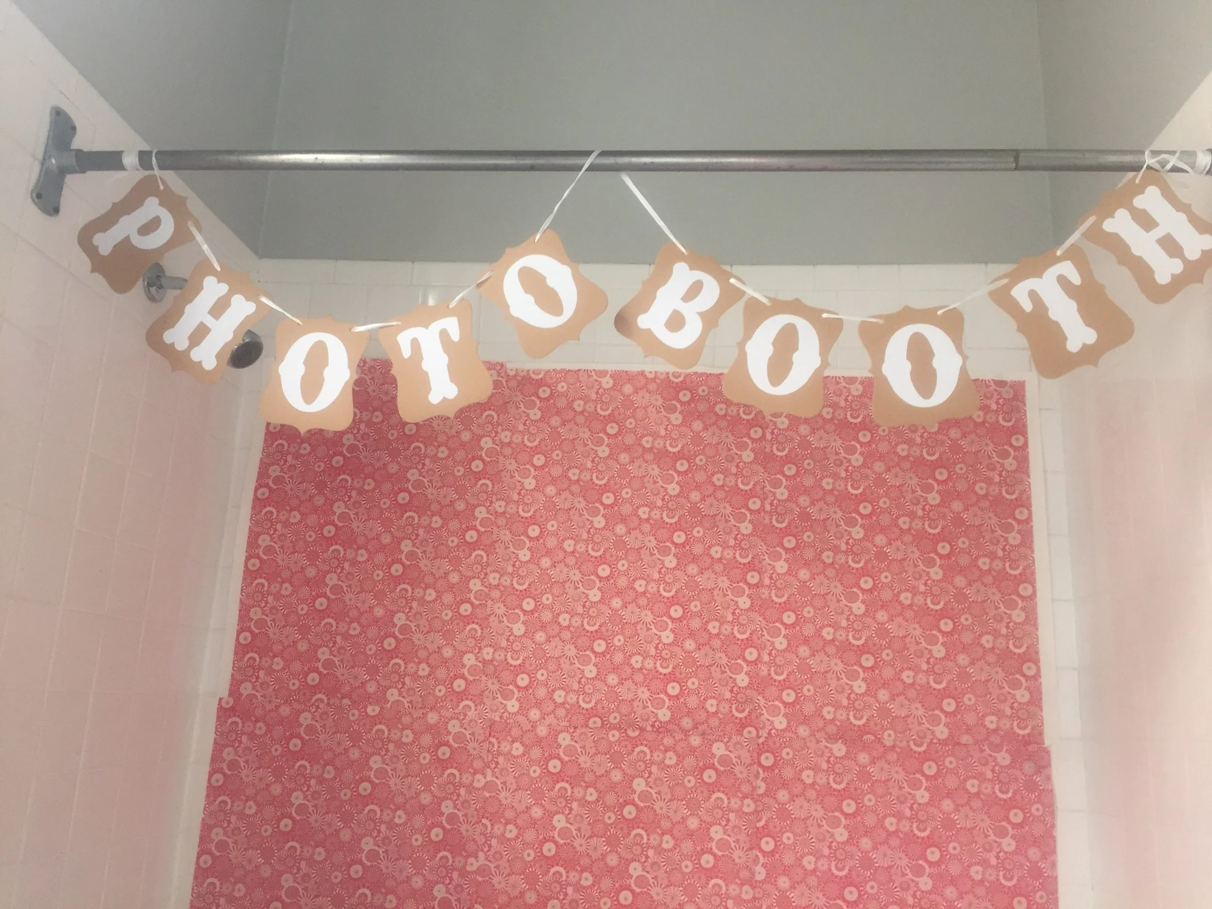 bathtub photo booth