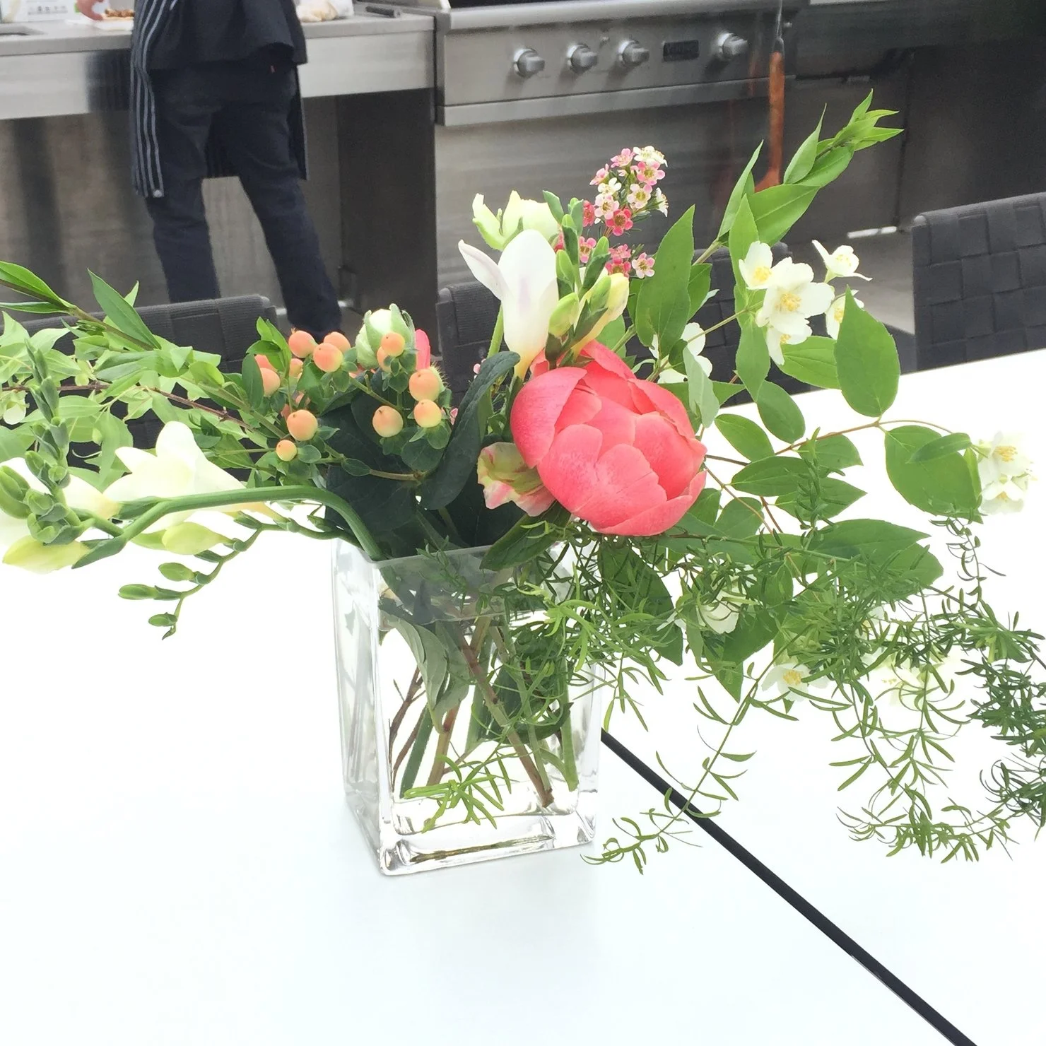 coral poppies & peonies