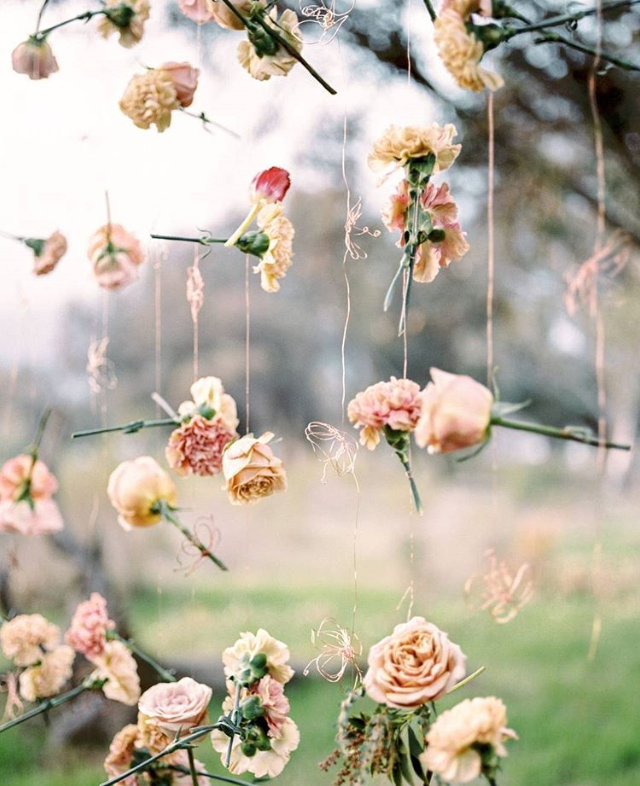 hanging single flowers