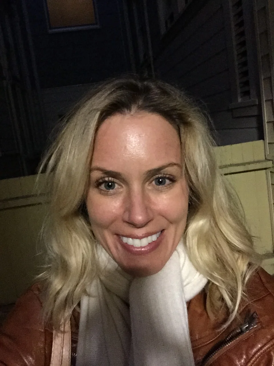 ivory scarf from my sister