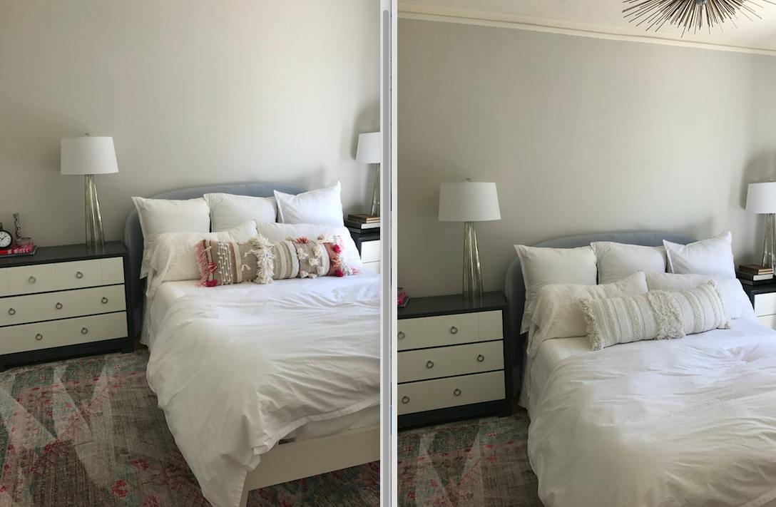 vote on pillow: pink or white