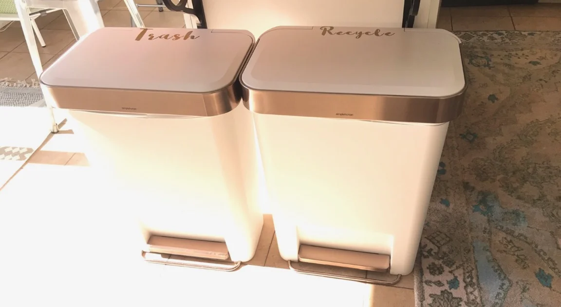 stylish trash cans