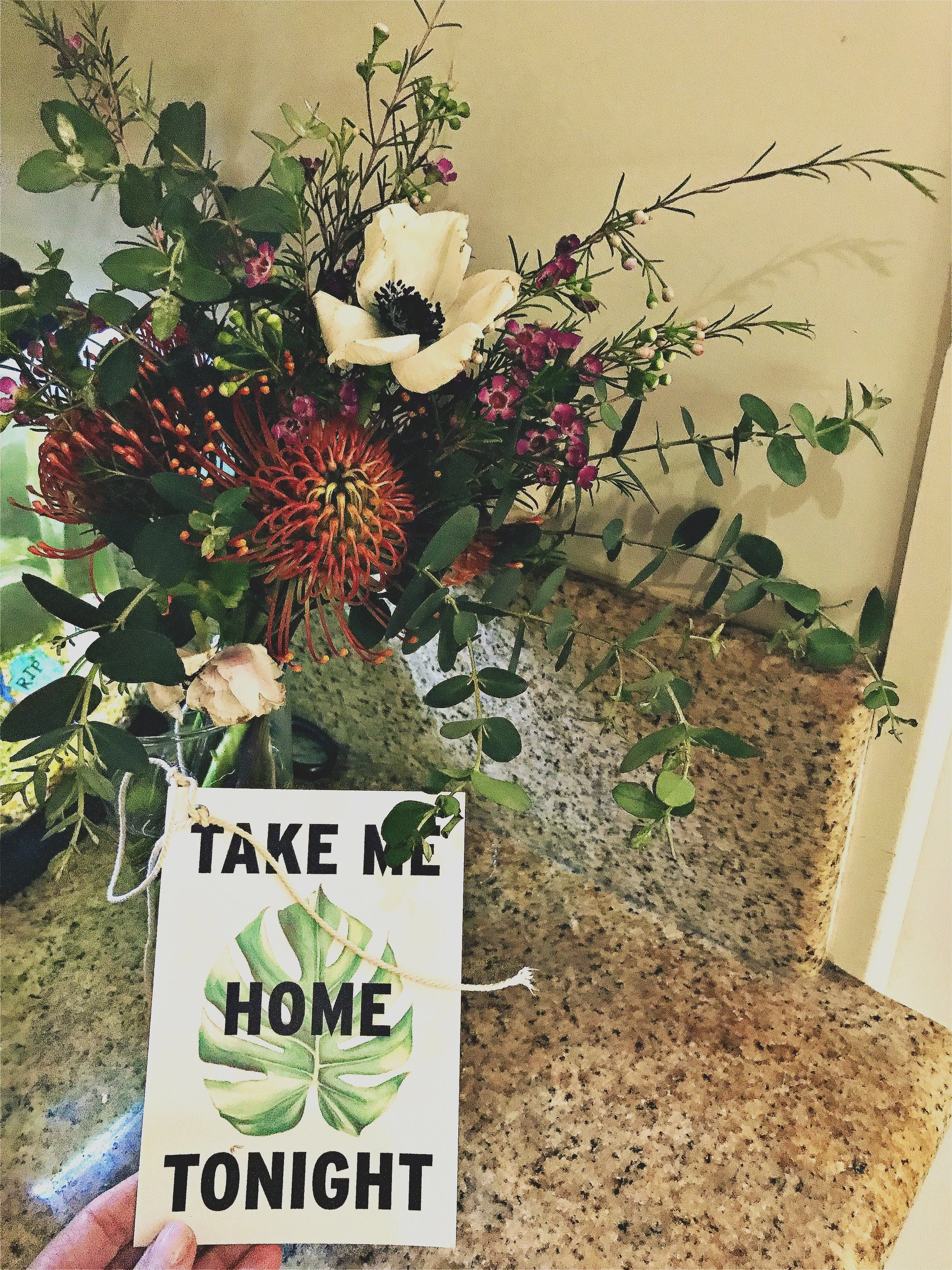 paying it forward with flowers