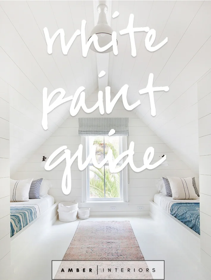 white paint: suggestions from amber interiors