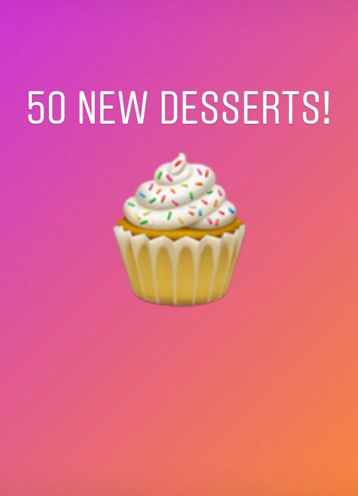 50 New Desserts in 2020