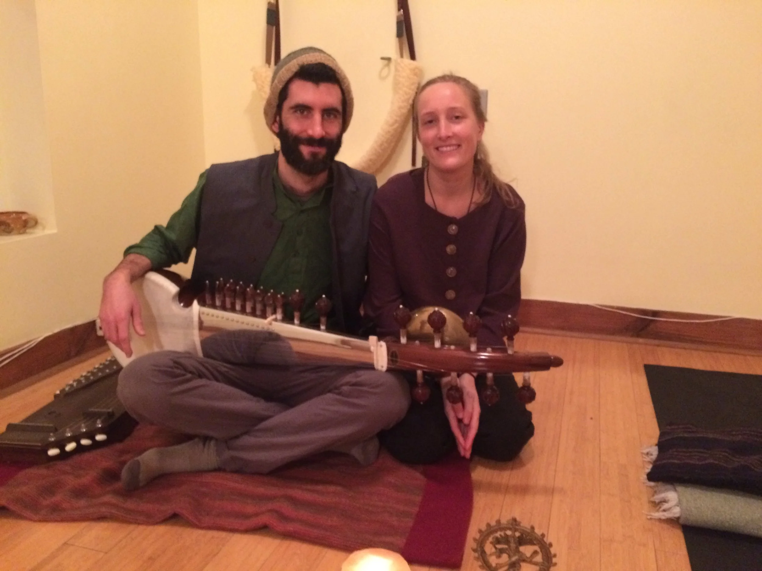 Yoga and Sarod with Julie &amp; Pat