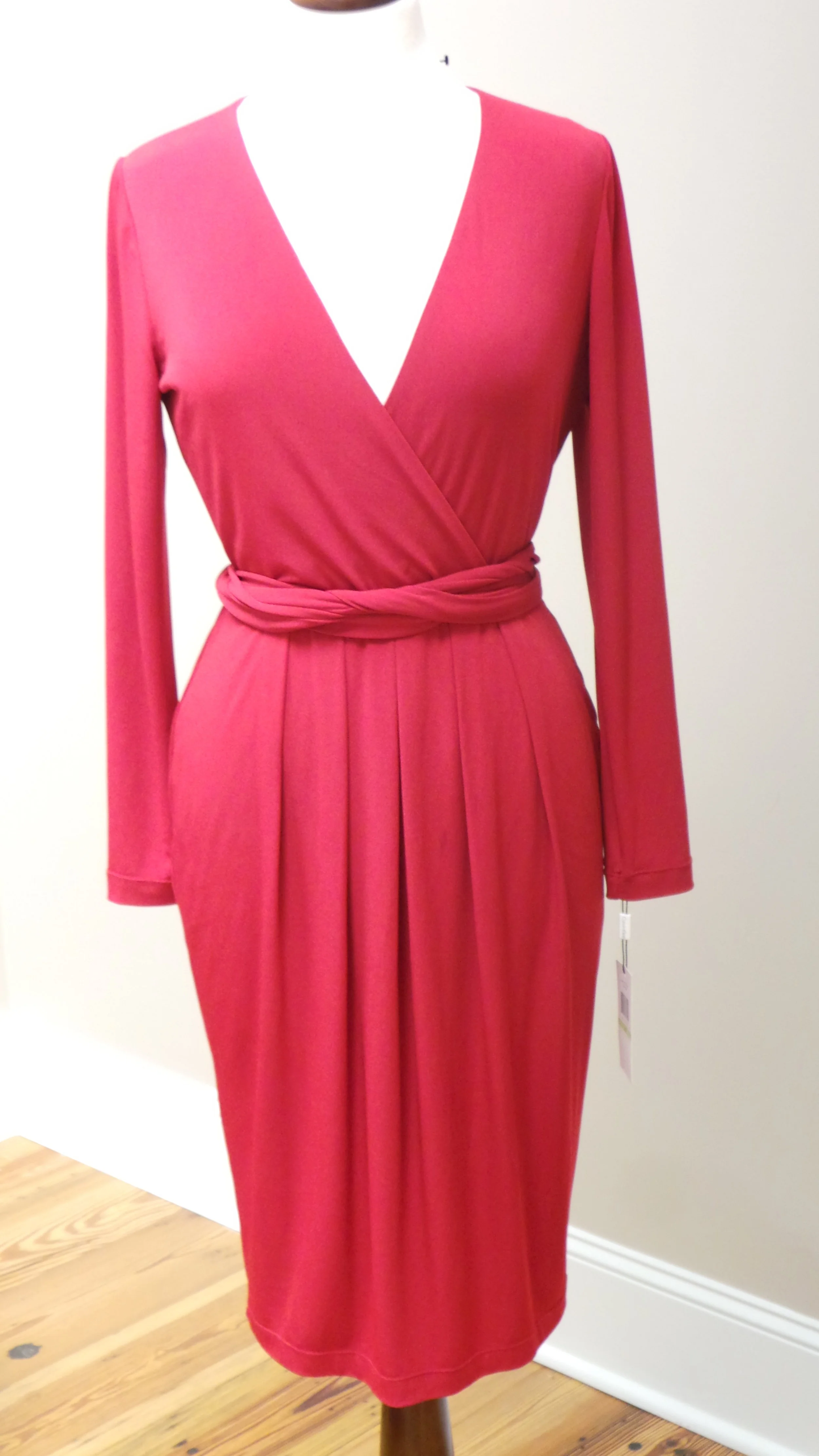 calvin klein wrap dress