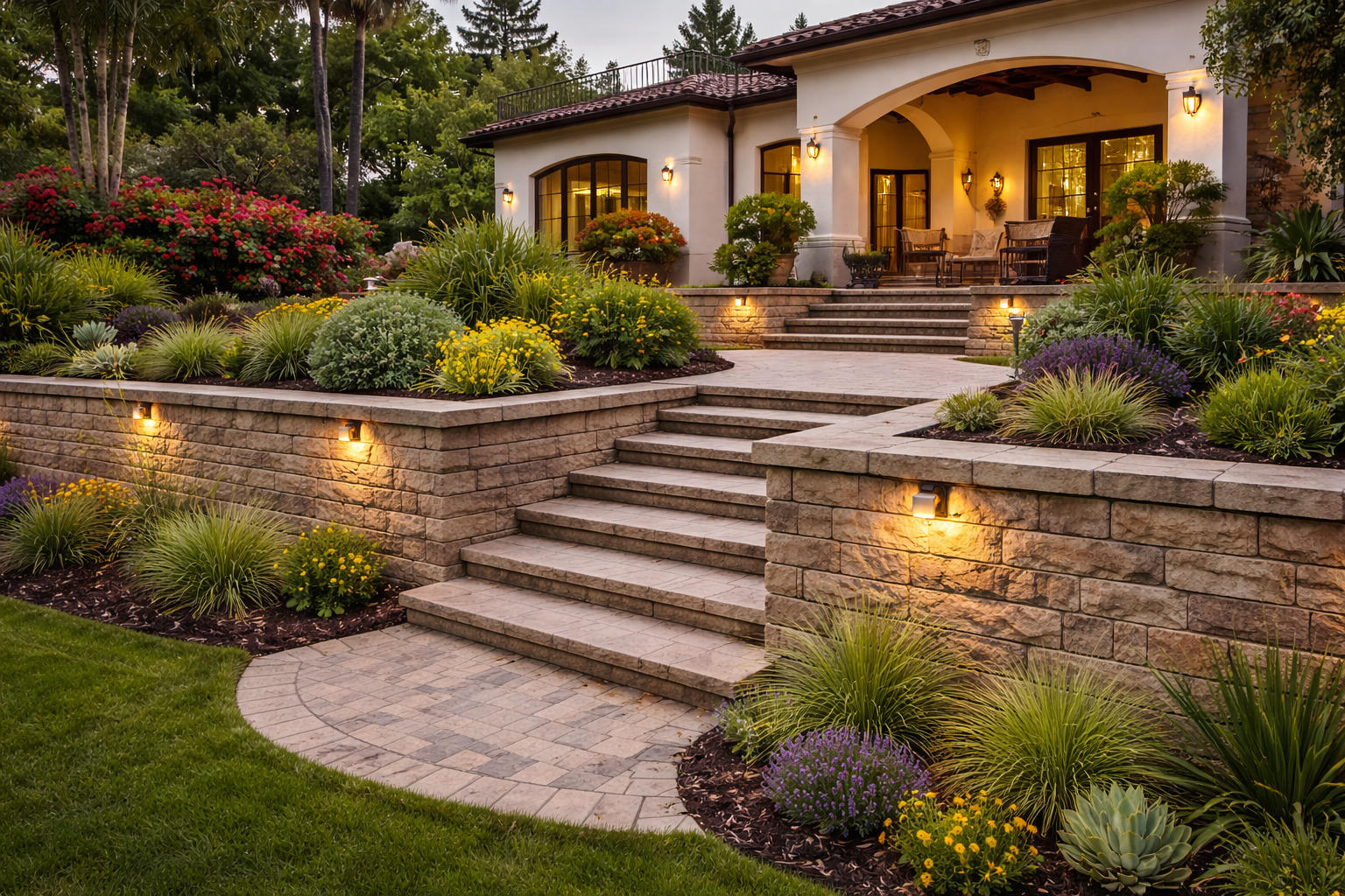 Block Walls -
Secure and define your property with our expertly constructed block walls