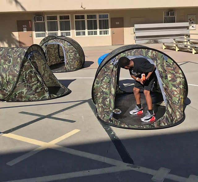 Laser tag event with camouflage tents. The younger players love to run through them.

#PartyXtreme #LaserTagRental #alphapoint #nerflaseropspro