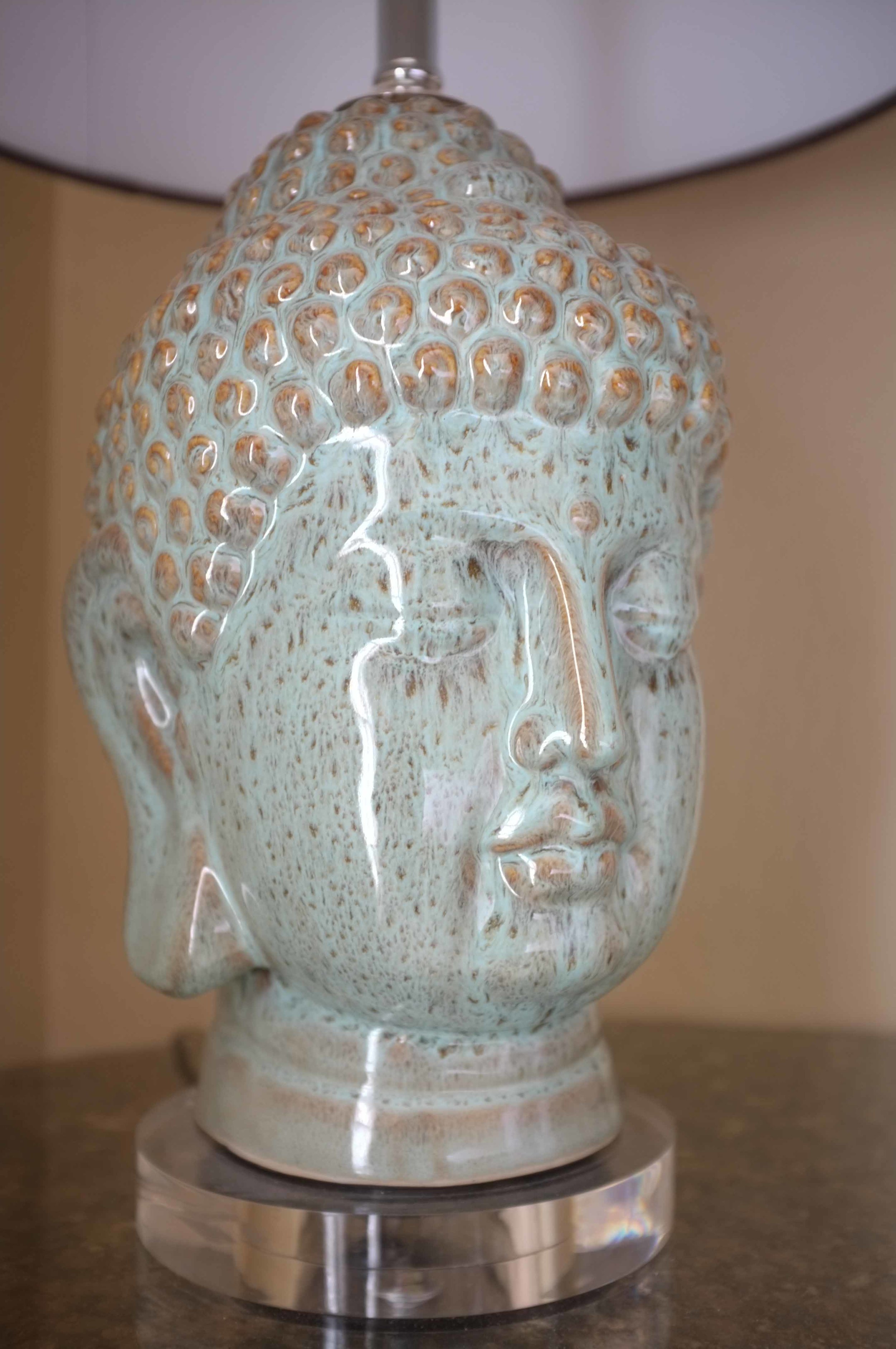 Queen Upstairs Buddha head lamp