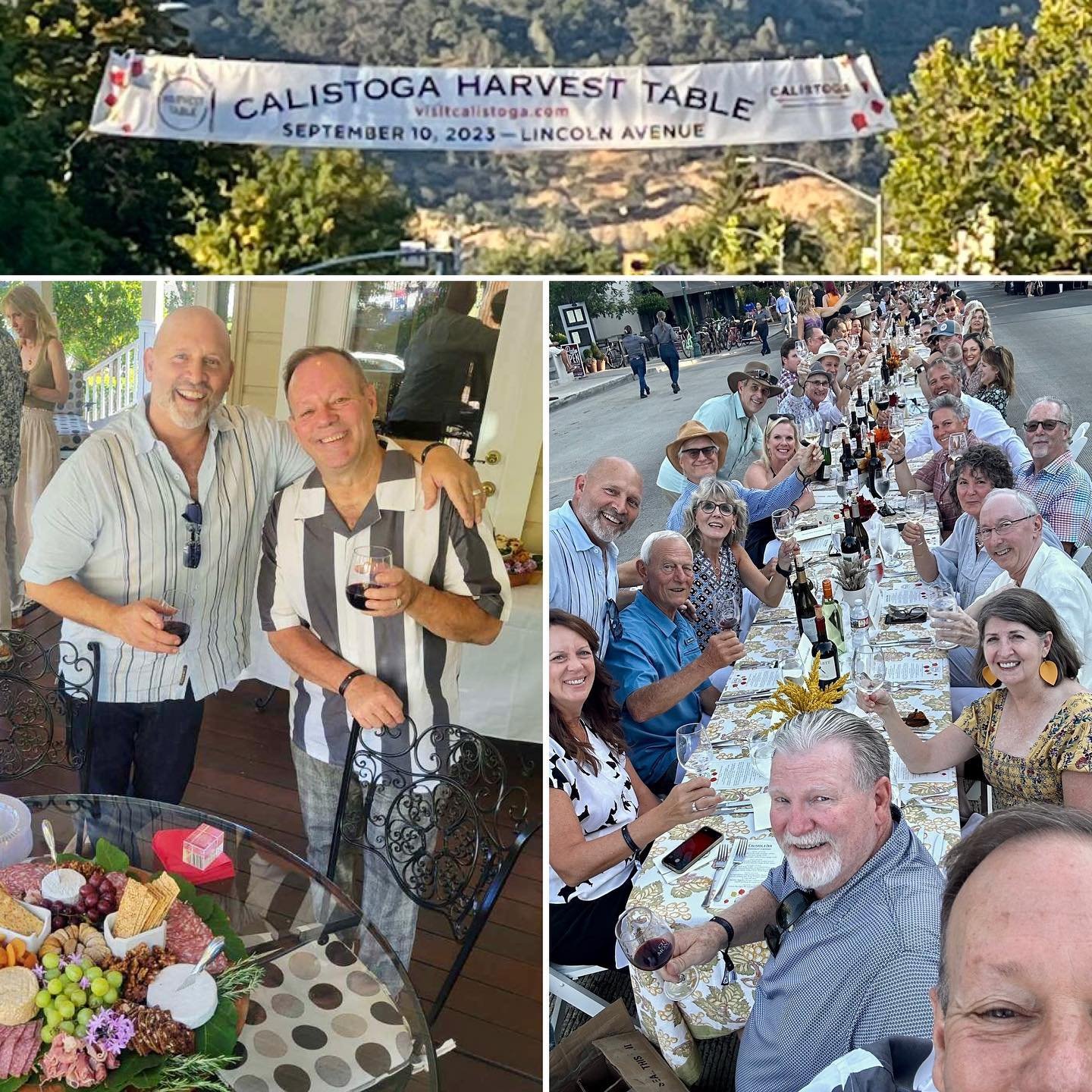 Calistoga Harvest Table 2023!  Epic several days with some of our favorite guests/friends!  Thank you @visitcalistoga for once again bringing everyone together for a beautiful celebration!  As always, @calistogainn knocked our socks off with amazing 