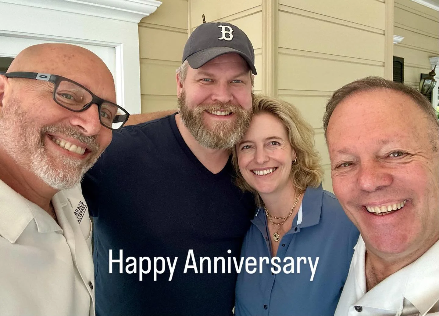 Great conversation and laughs with Kara &amp; Eero!  #embracewhatisgood #bedandbreakfast #happyanniversary #visitcalistoga #thisiscalistoga #napavalley #winecountry