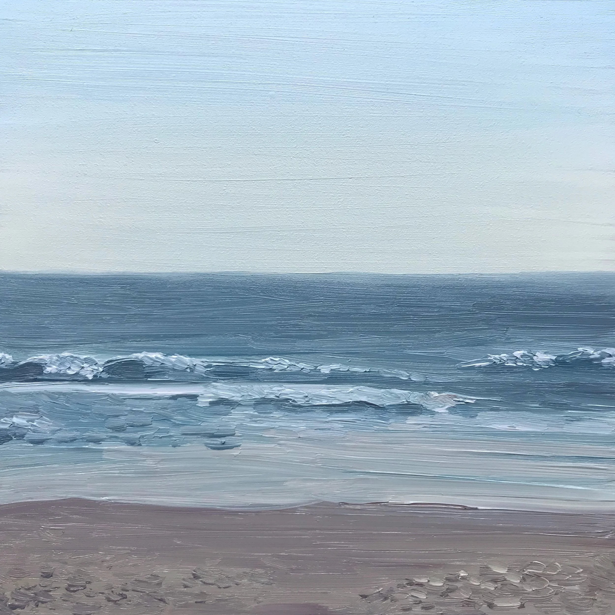  Catching That Feeling $500 6”x6” oil on panel 