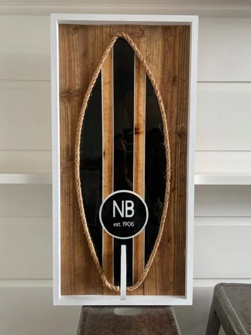 Newport Beach Surfboard Rope Art