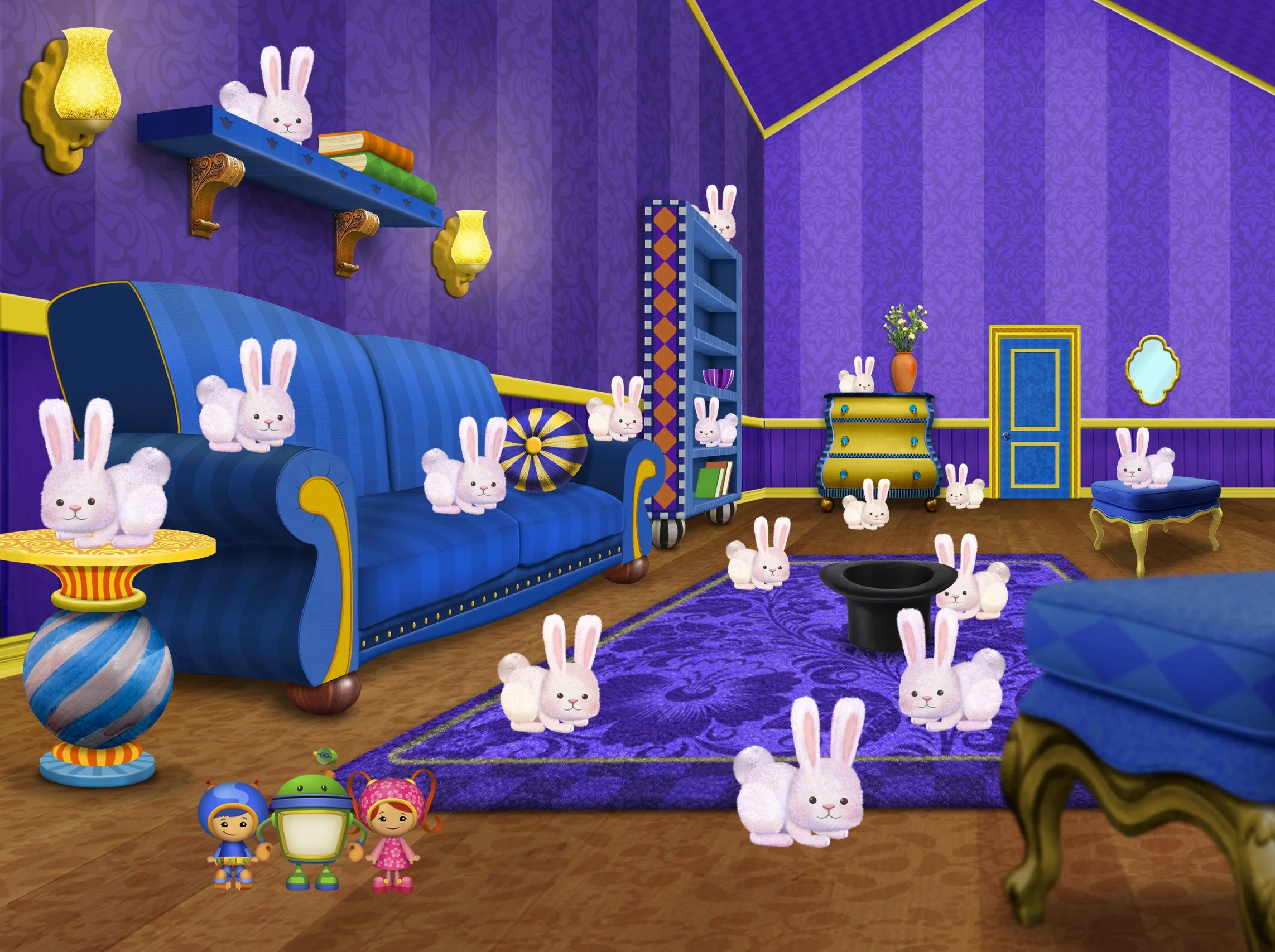 Background design for Team Umizoomi , Nickelodeon