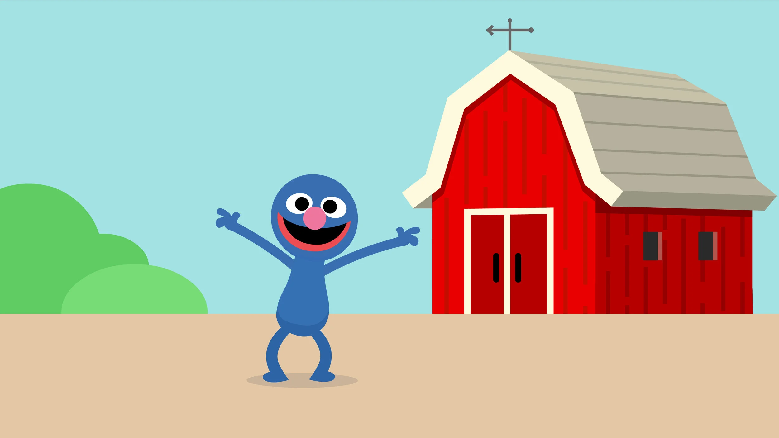 Background design for short film, Sesame Workshop