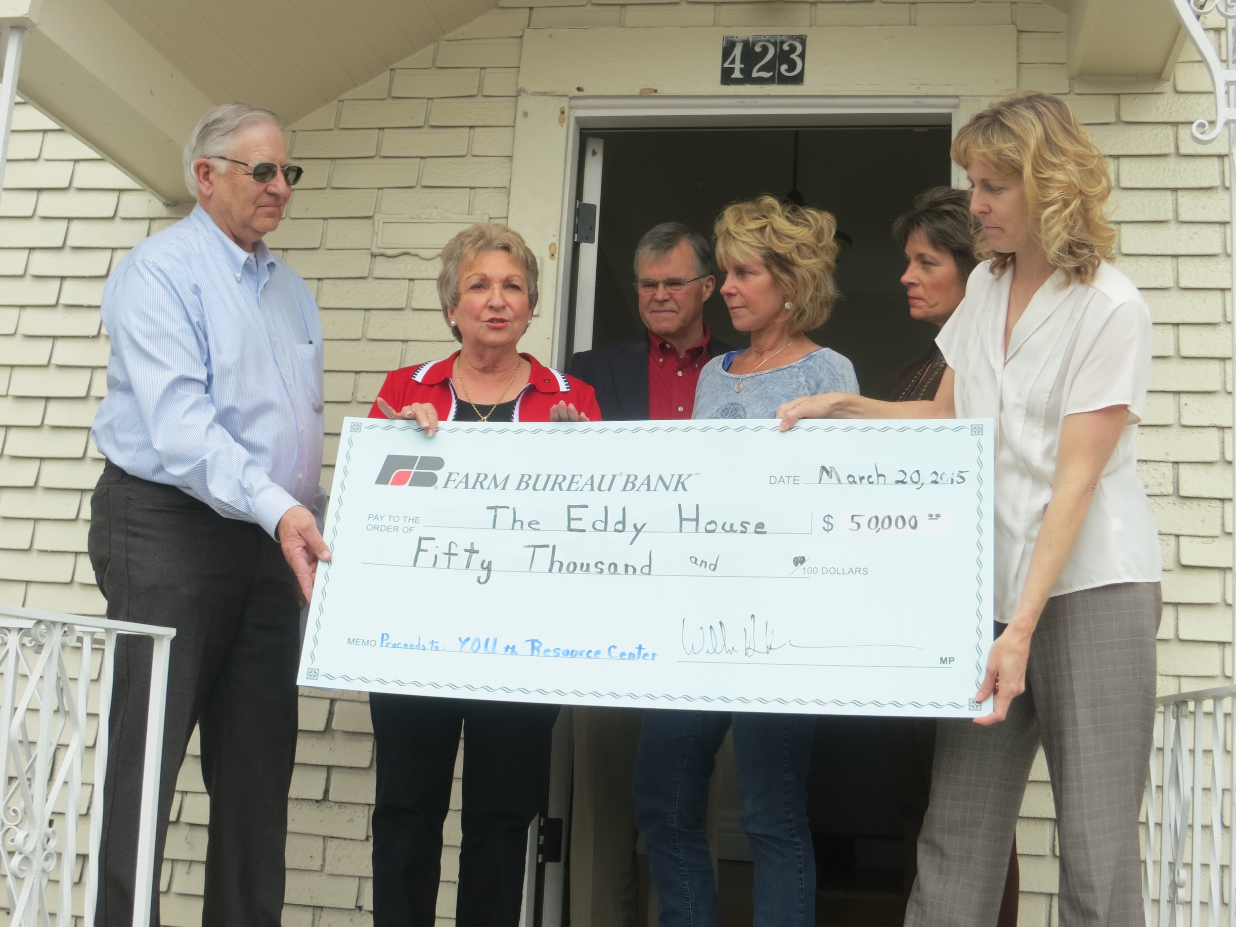 A big donation was given.
