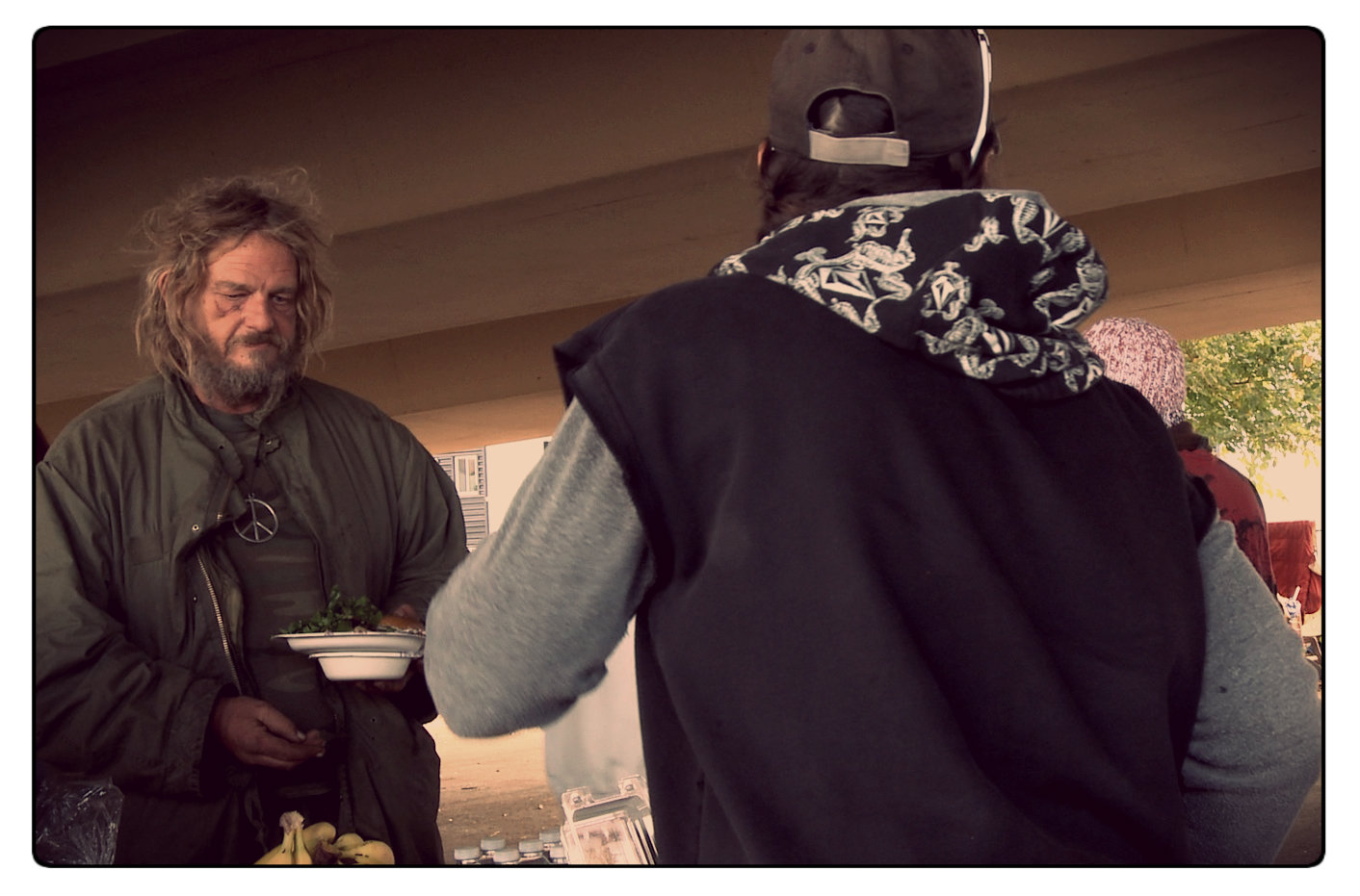 "There are a lot of good people who help us." William enjoys healthy food.