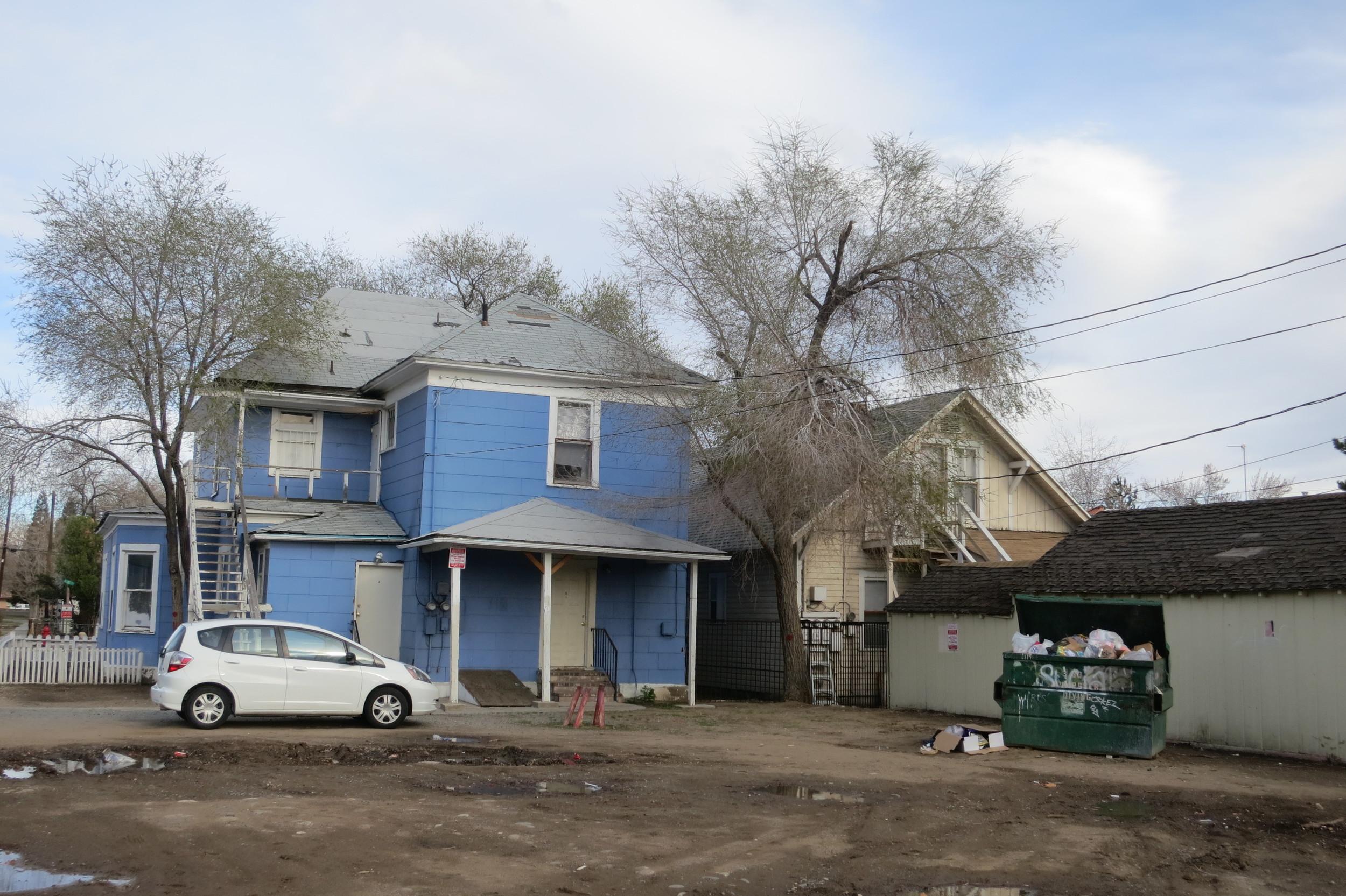 Another home on the cutting block. James says a lot of elderly resident live on the block, and will also be in a lurch to find rentals at similar prices, after they are displaced.