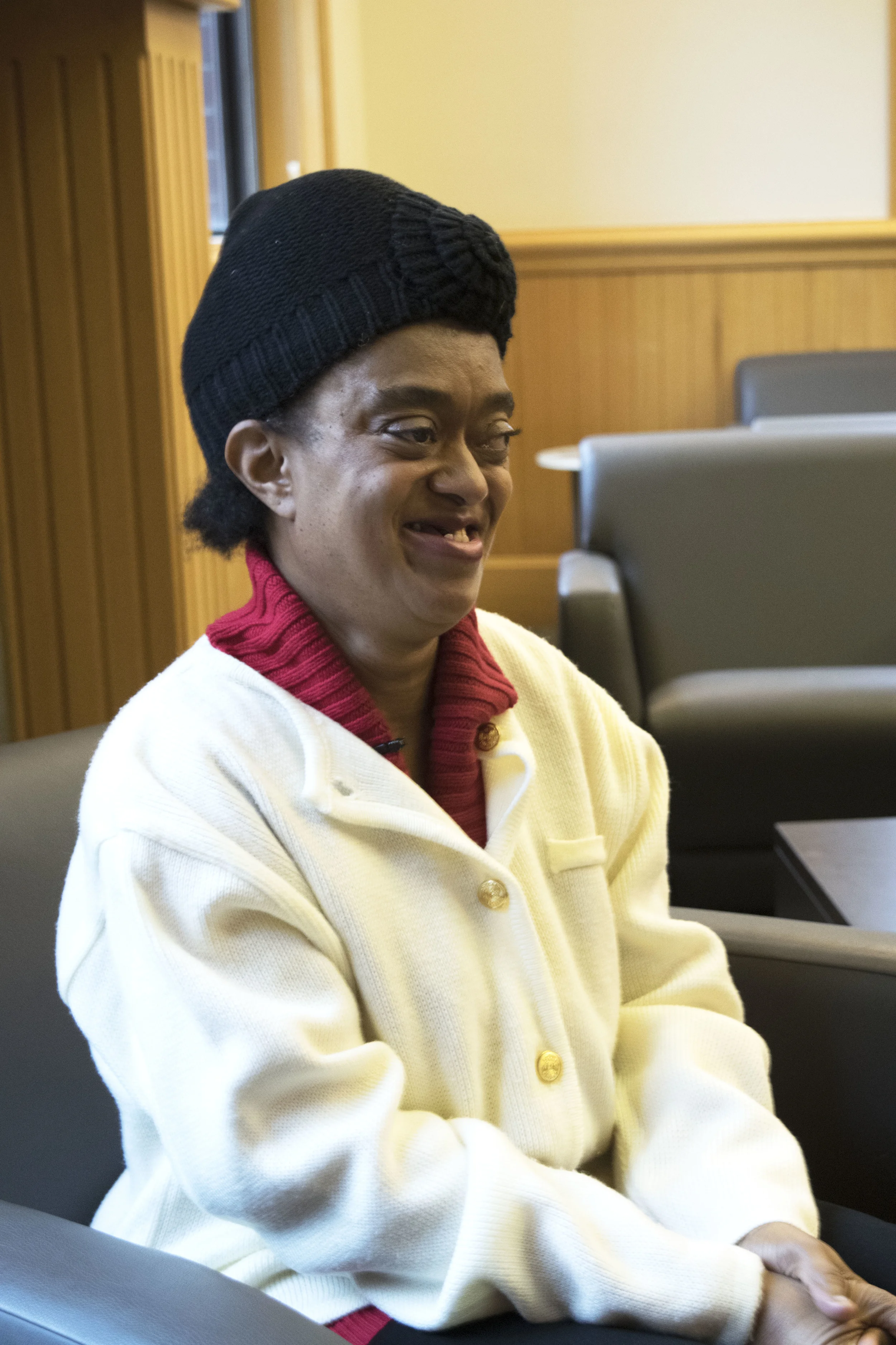 When she was last able to work, Laura used to take care of the elderly. “I love the wisdom from old people. I love their company. I love dealing with their families." Photo by Jose Olivares