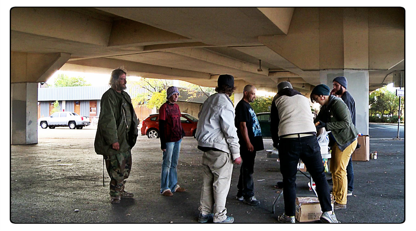 Jay believes there should be more services and available shelter for the area's disadvantaged. This area under a Wells Ave. bridge was recently fenced off to prevent homeless from sleeping there.