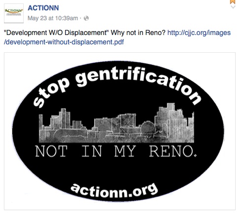A recent screengrab from ACTIONN's Facebook page.