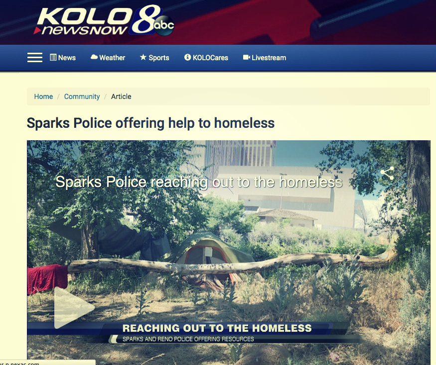 One day after positive media reports came out about police, homeless residents here say they were issued citations for illegal camping. July 4, 2016