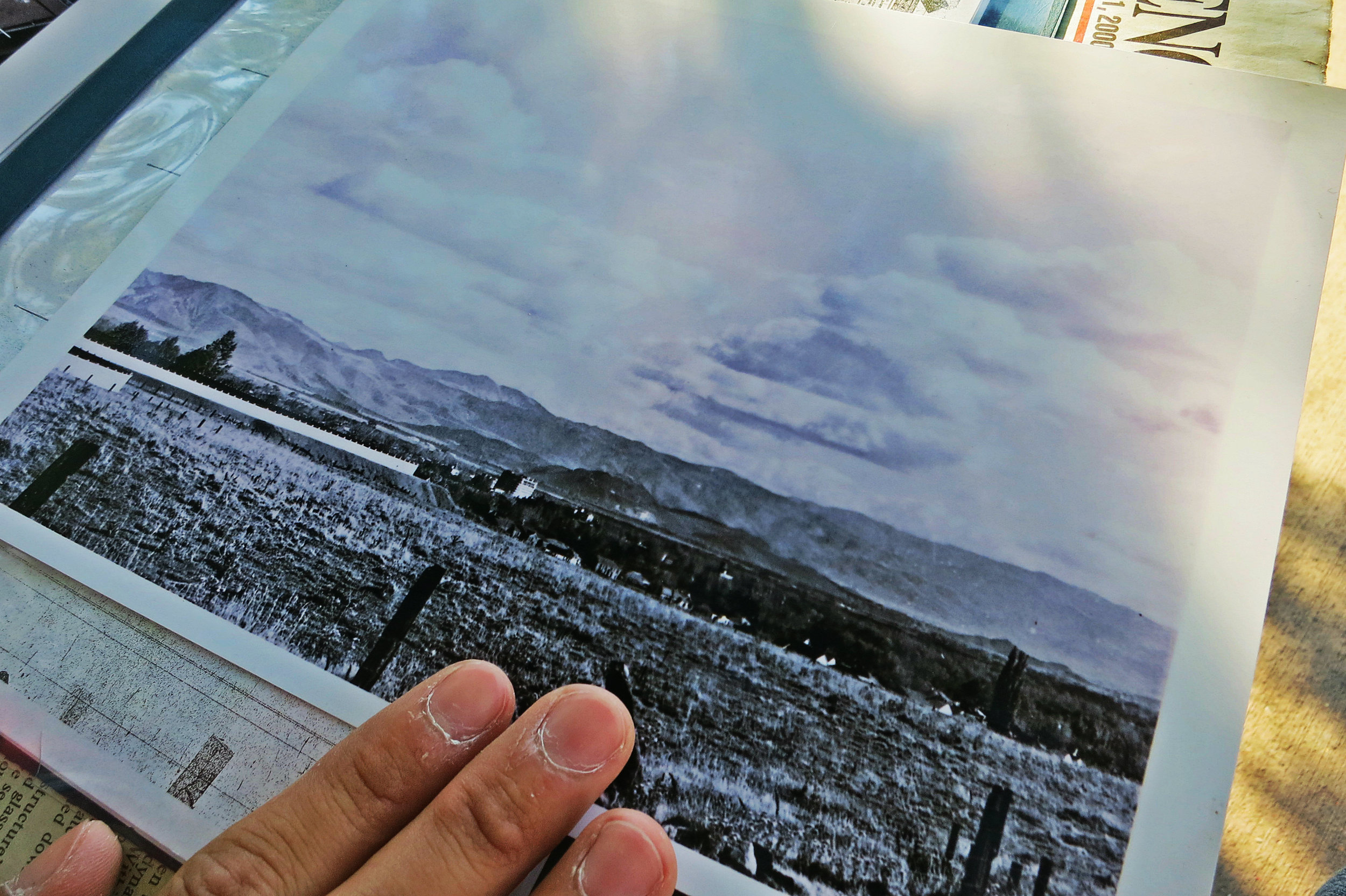 Hagen shows an old photo of the Mapes provided by Neal Cobb, a local photo collector. “This is Reno, probably 1947 or 48. That’s the entire town, and there’s this structure standing tall and that’s the Mapes. The place had class. Everybody went there. If you wanted to meet someone, or if you wanted to be seen in town, you went to the Mapes. I think Reno lacks that. ”