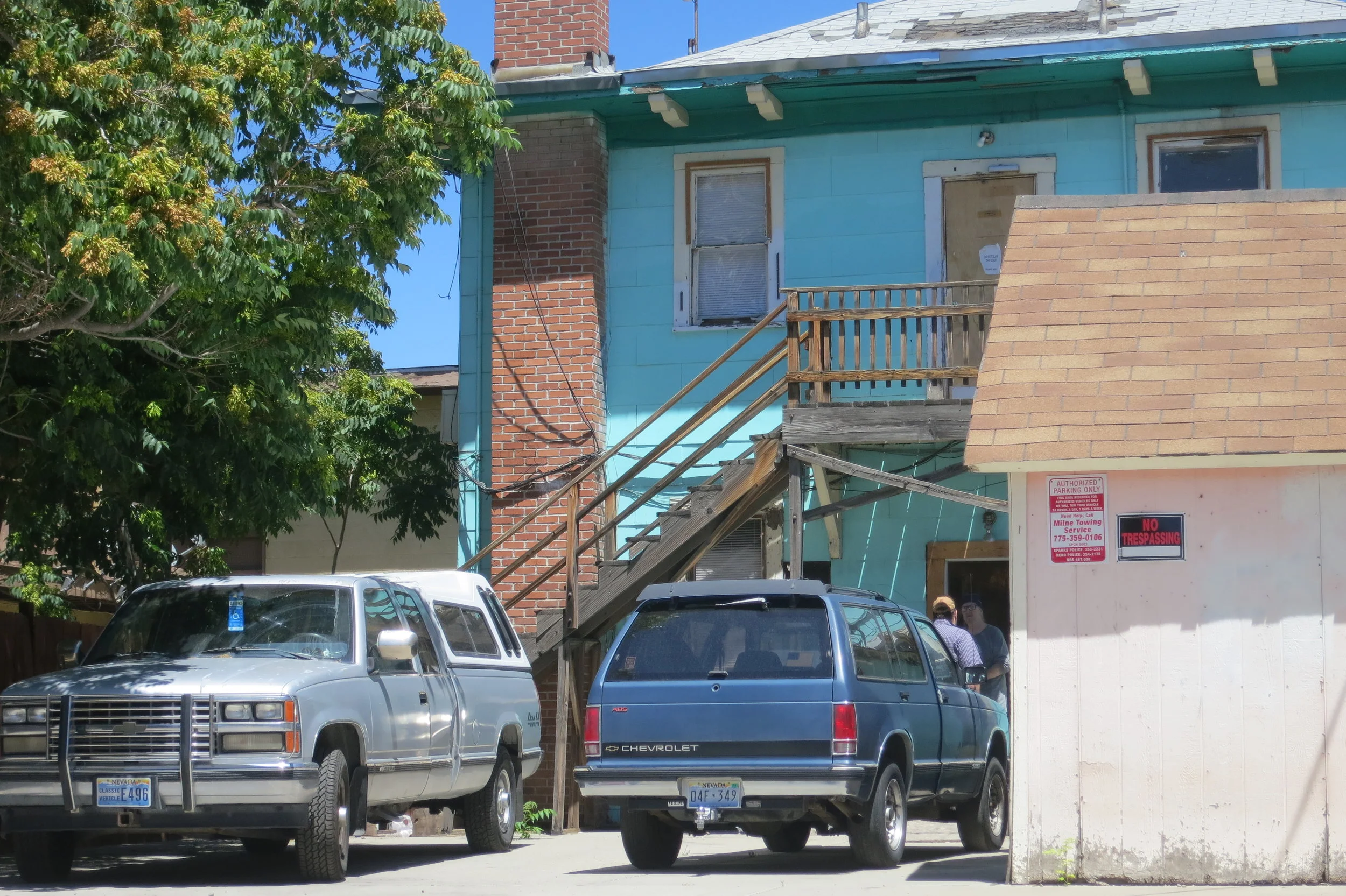 Low-income, rehab program and elderly residents have been kicked out from this downtown block. It will be demolished to give way to high-end student housing.