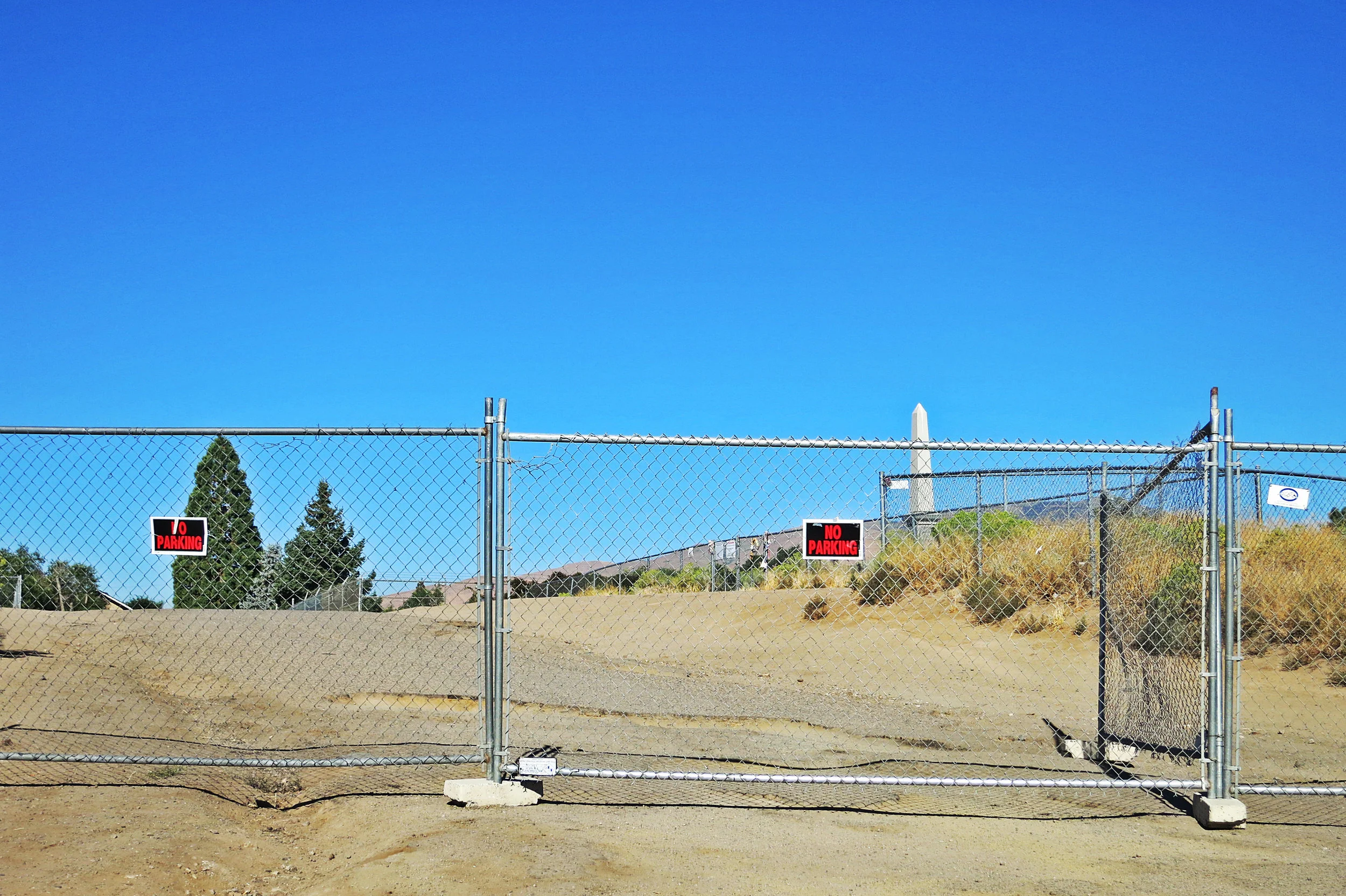 If there has been any restoration recently, including a new fence, Lynn says this seems more to counter volunteers trying to save the cemetery.