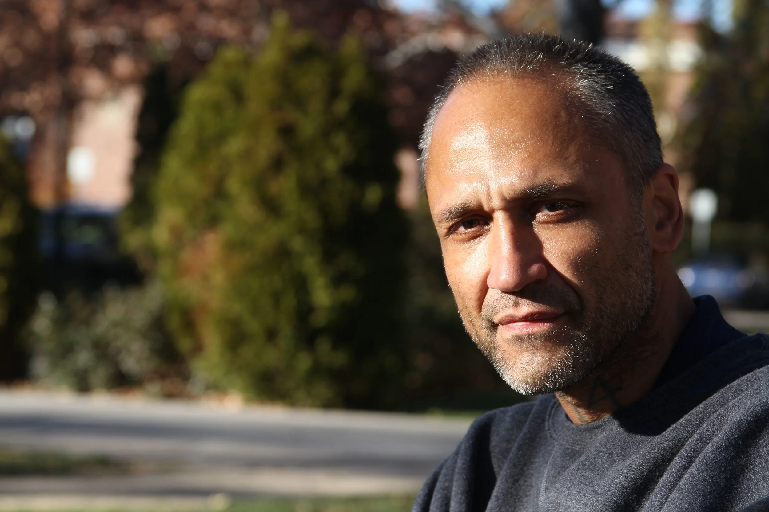 Ricky Perez, who calls himself the 'Street Soldier', has been through a lot in his 41 years, from gang life to prison life to life on the streets.