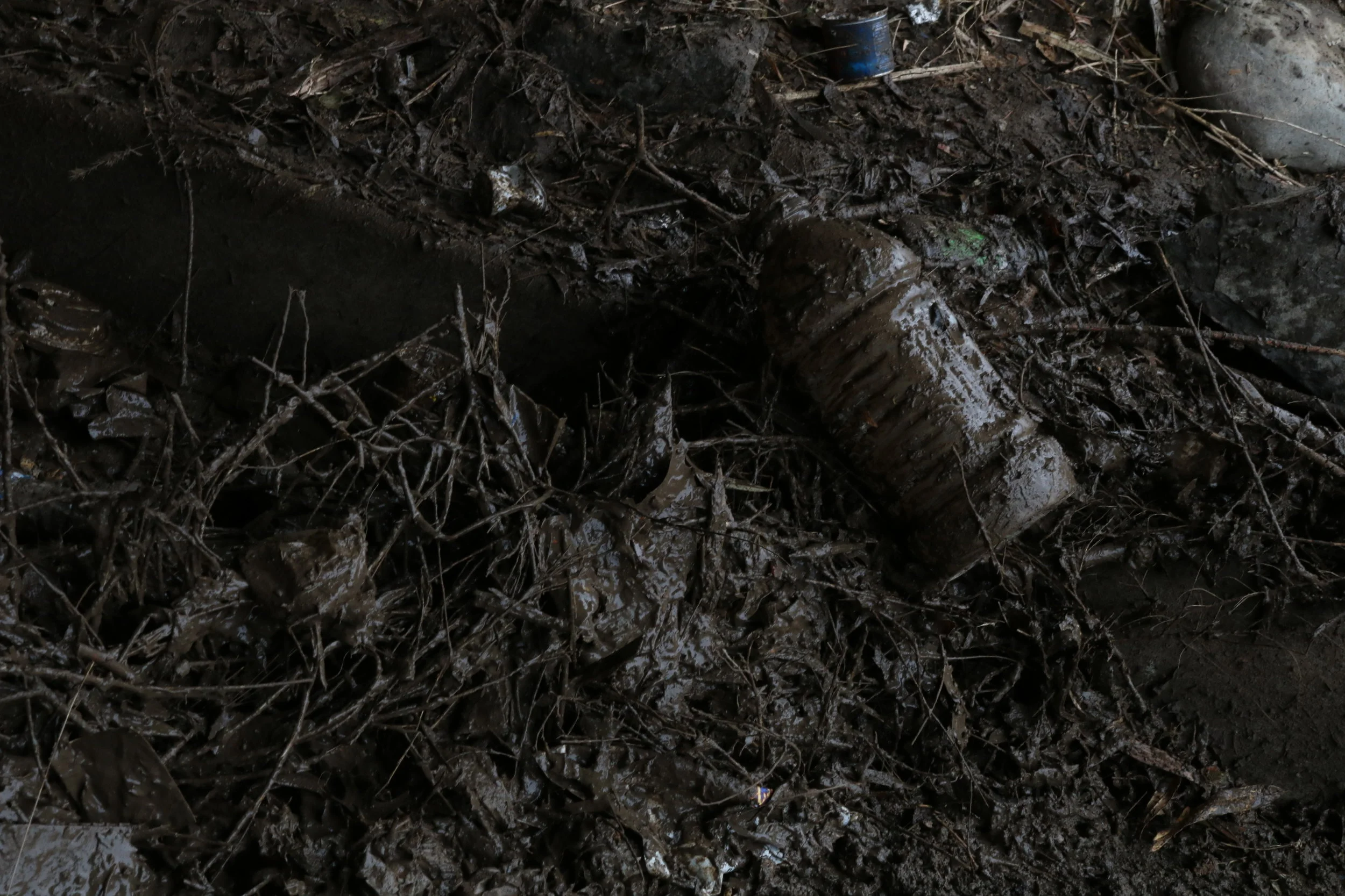 Some of those returning to live along the river found a wet, muddy mess, when they returned to their camps.