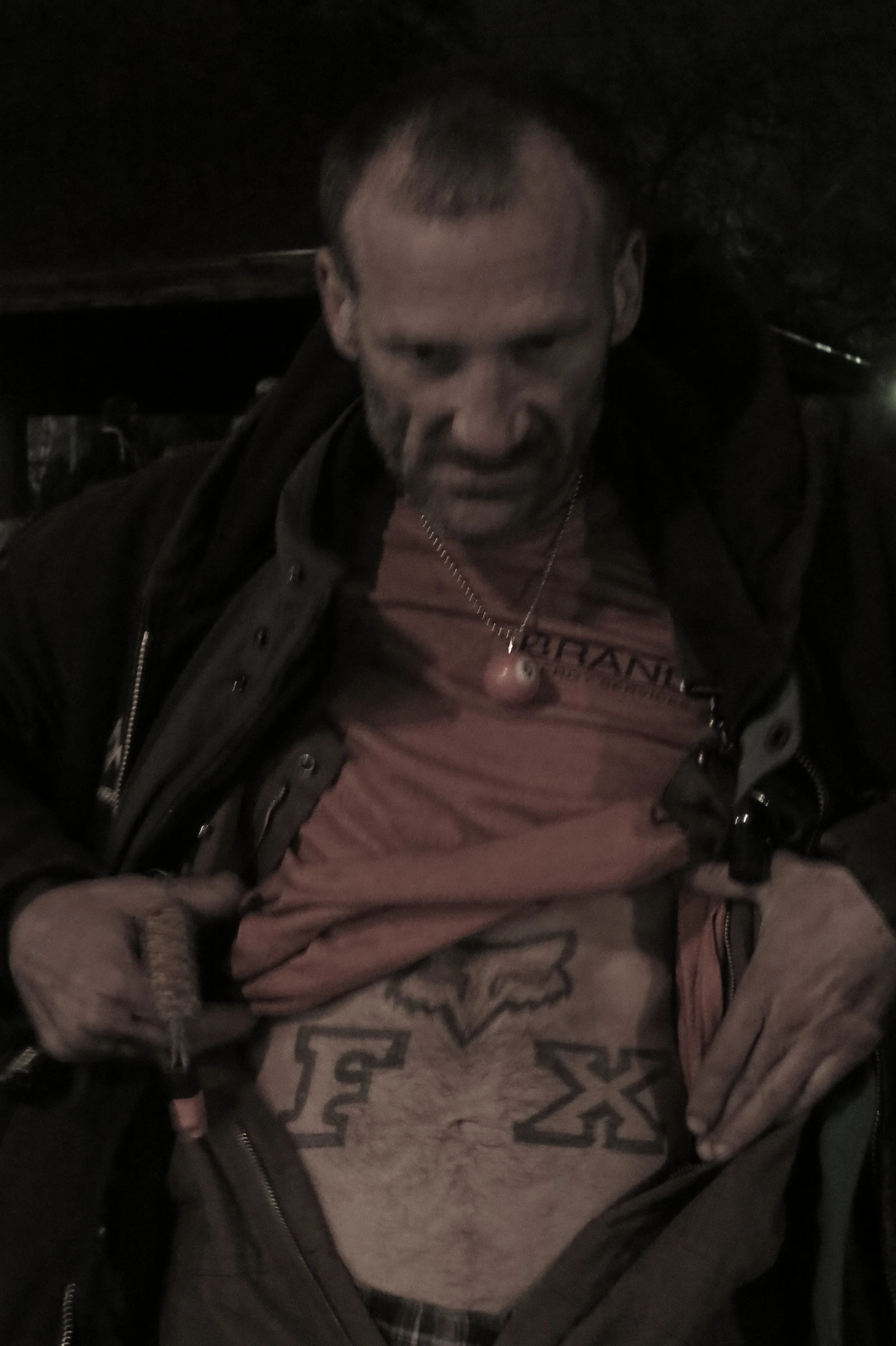 Fox got his tattoo and his nickname from his BMX racing passion. 