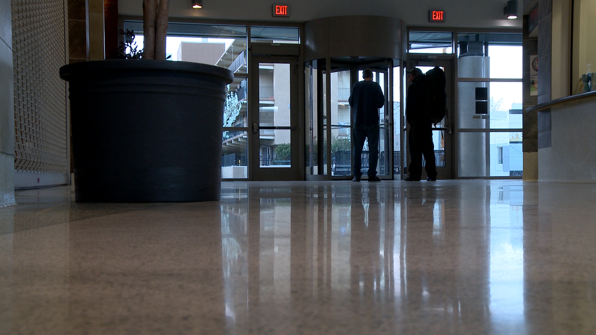 The bus station on Fourth Street is a regular hang out spot for youths without housing.