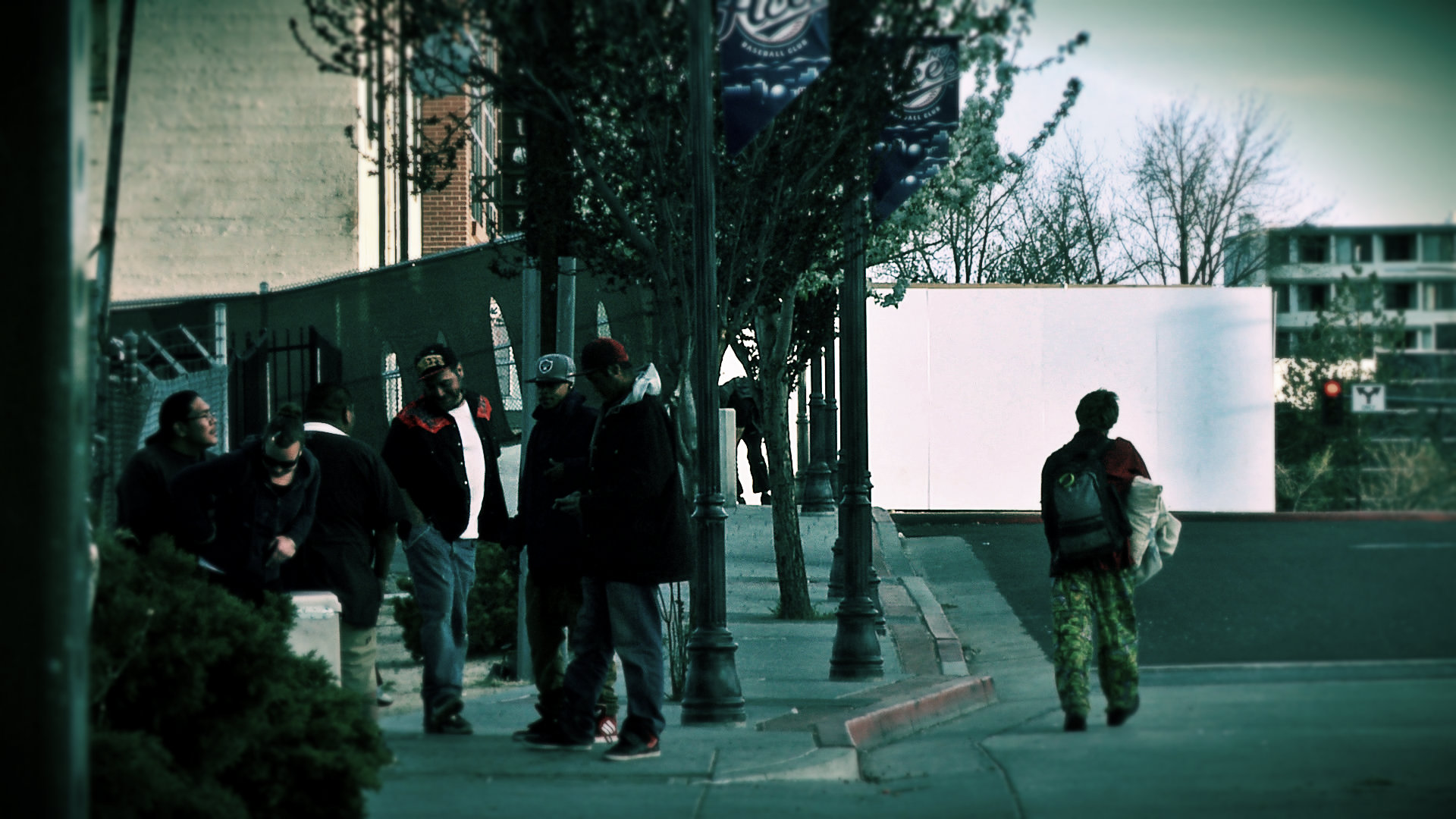 Youths say they often feel uncomfortable around older homeless populations and try to avoid them.