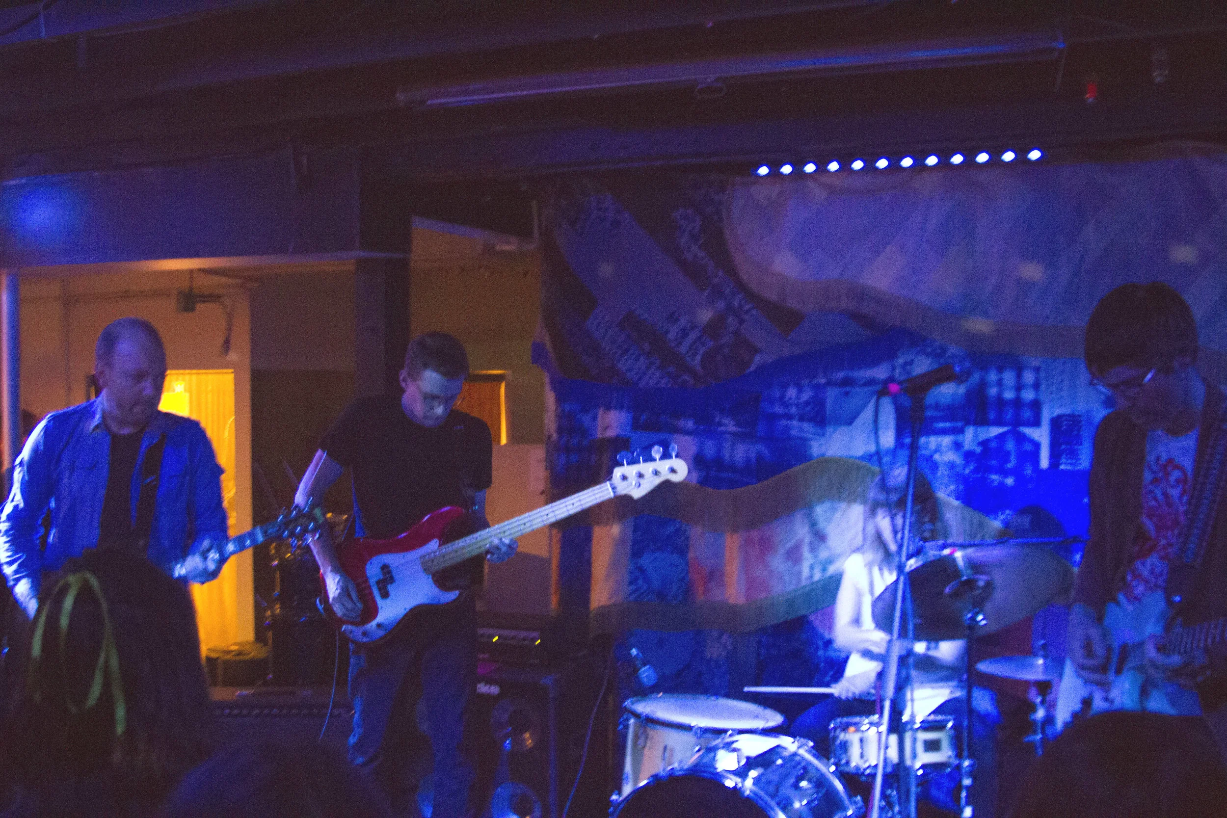 “It’s kind of the punk rock mentality of sense of community," Birkinbine (second from left) said.