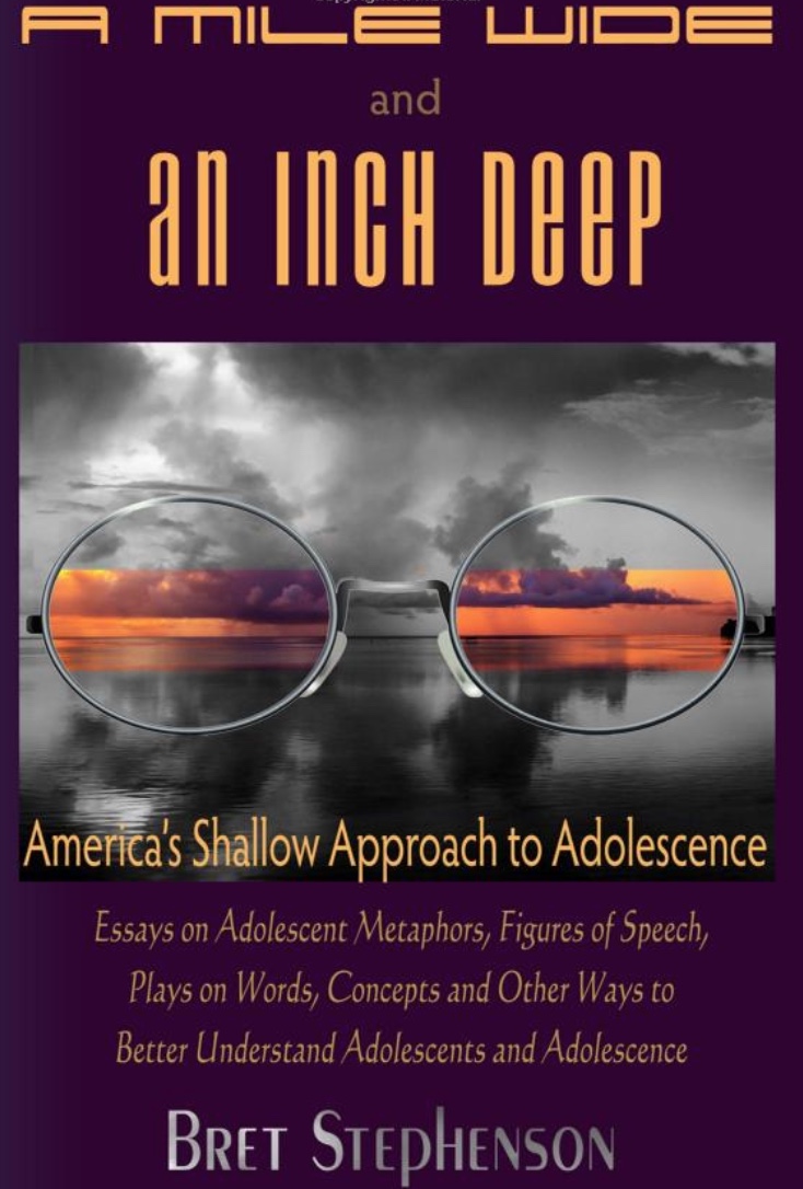 "The third book I wrote is more of a philosophical one. It looks at modern adolescent discontent and America's shallow approach to teens." It can be found here on Amazon.