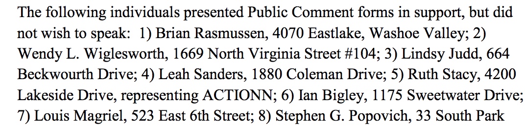 As part of his reengagement with society, Popovich has gotten involved in Reno city council meetings. 