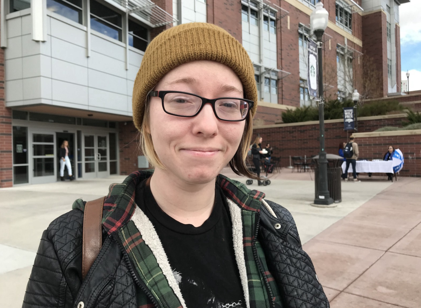 Vera Miller says Pack Provisions has helped her with accessing food during her studies. Photo by Lucia Starbuck.