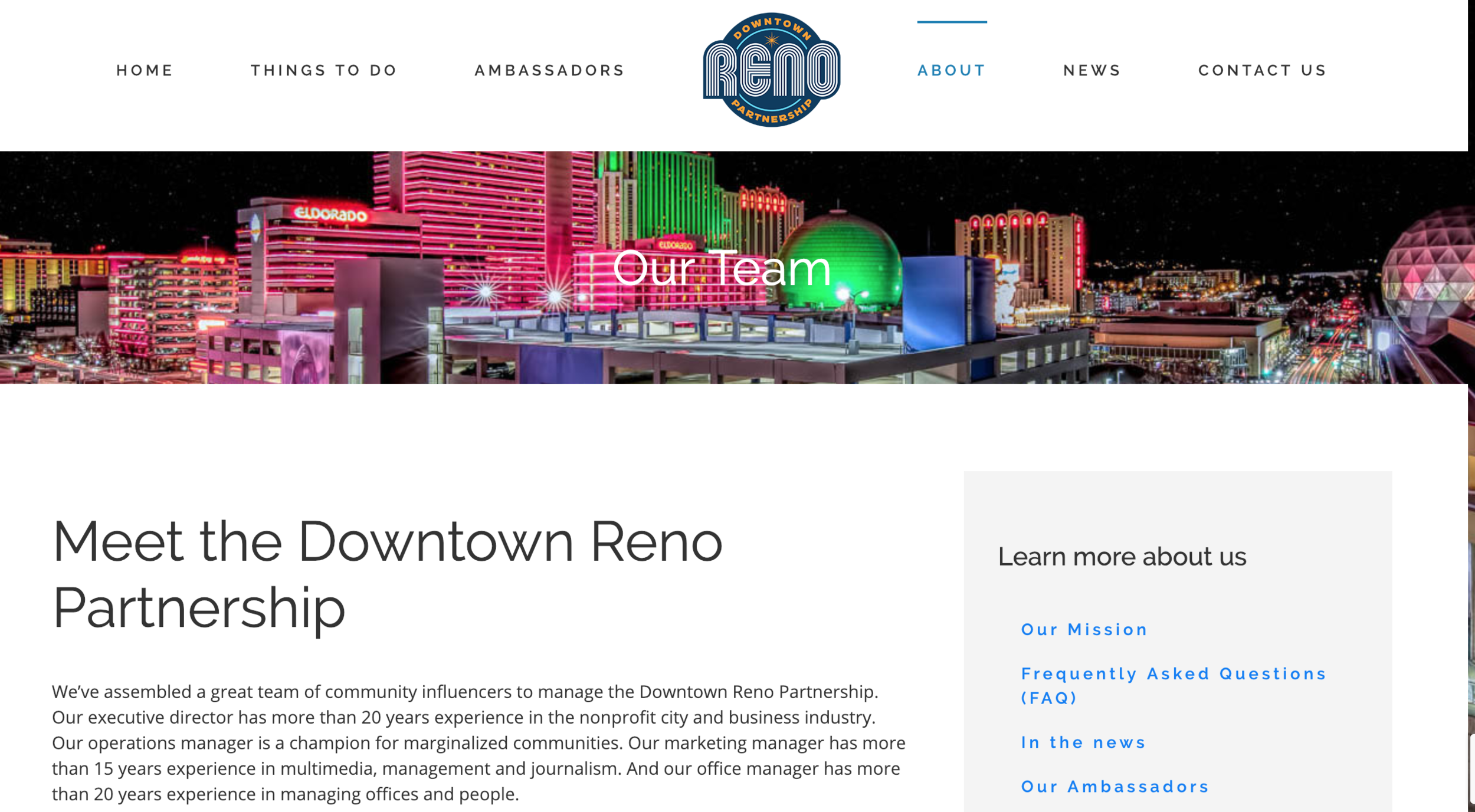 Our Audio Stories — Our Town Reno photo