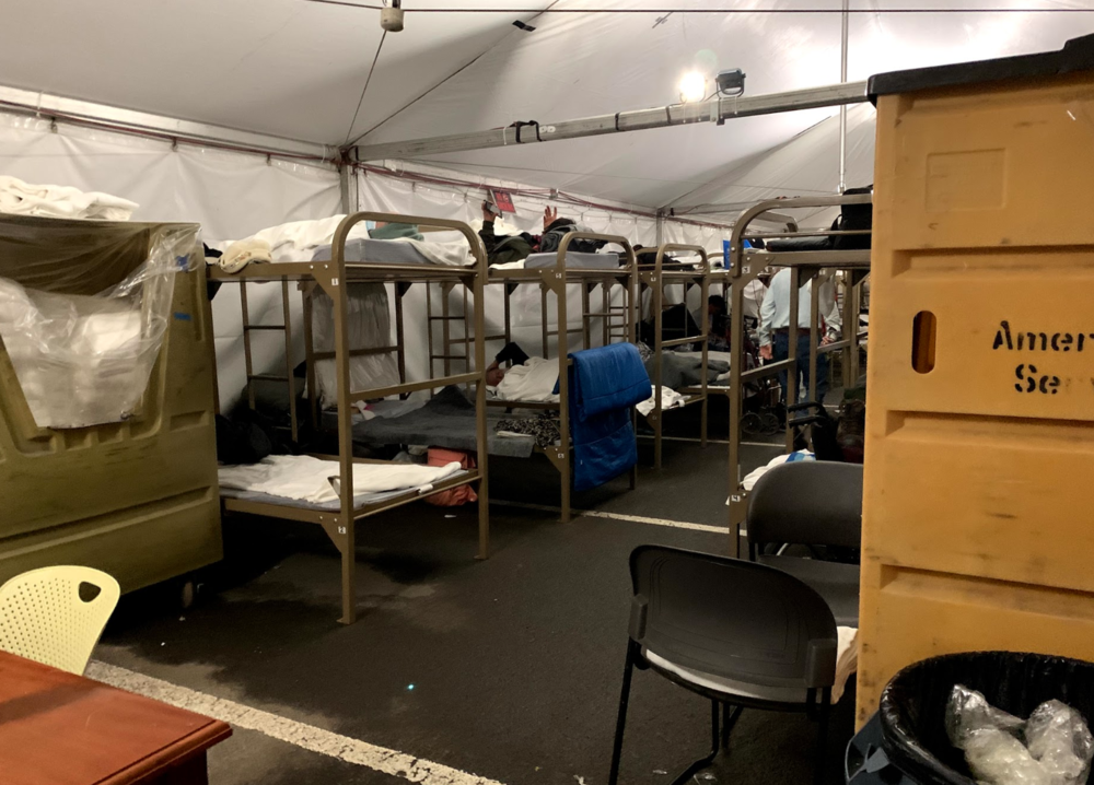 Last winter, the heated and well organized tent became available in November 2018 and was an option for those seeking nighttime shelter through the end of March.