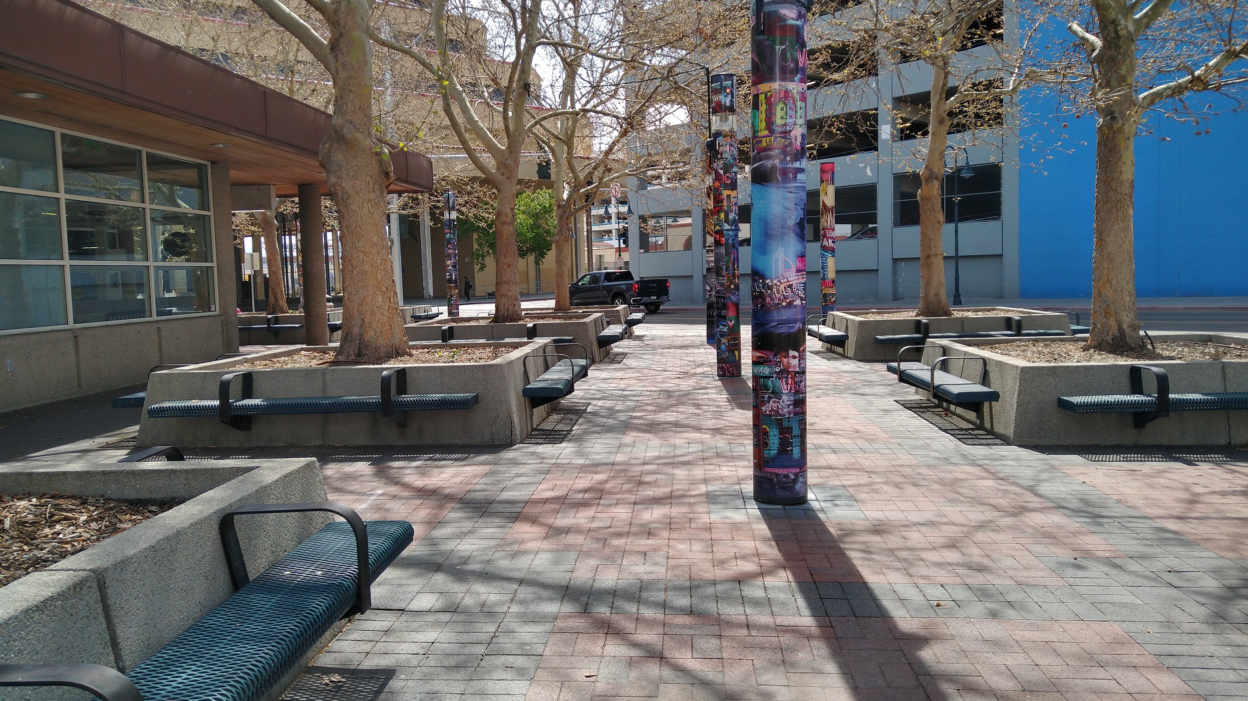 Benches and Art Poles.jpeg