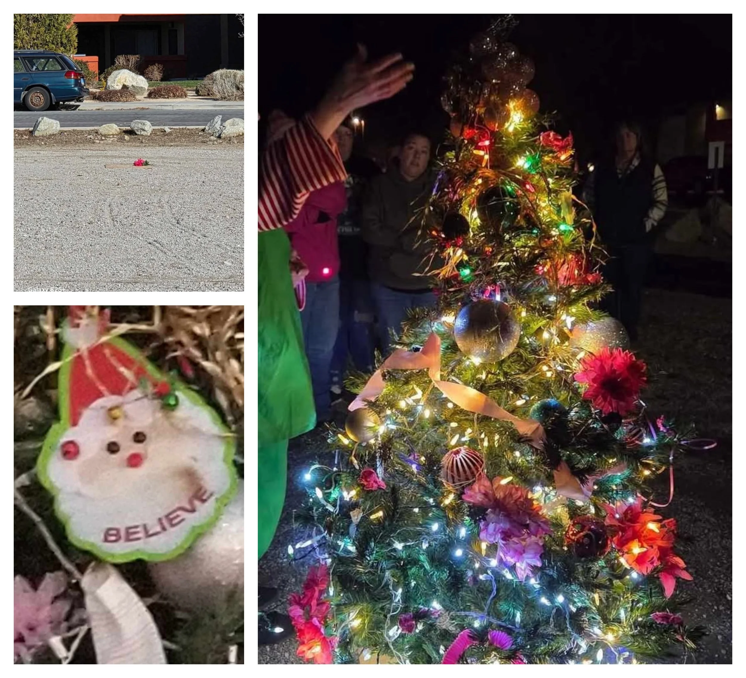 An SOS Plea for the Missing Christmas Tree of Angels  to Honor Izabella Loving and Others 