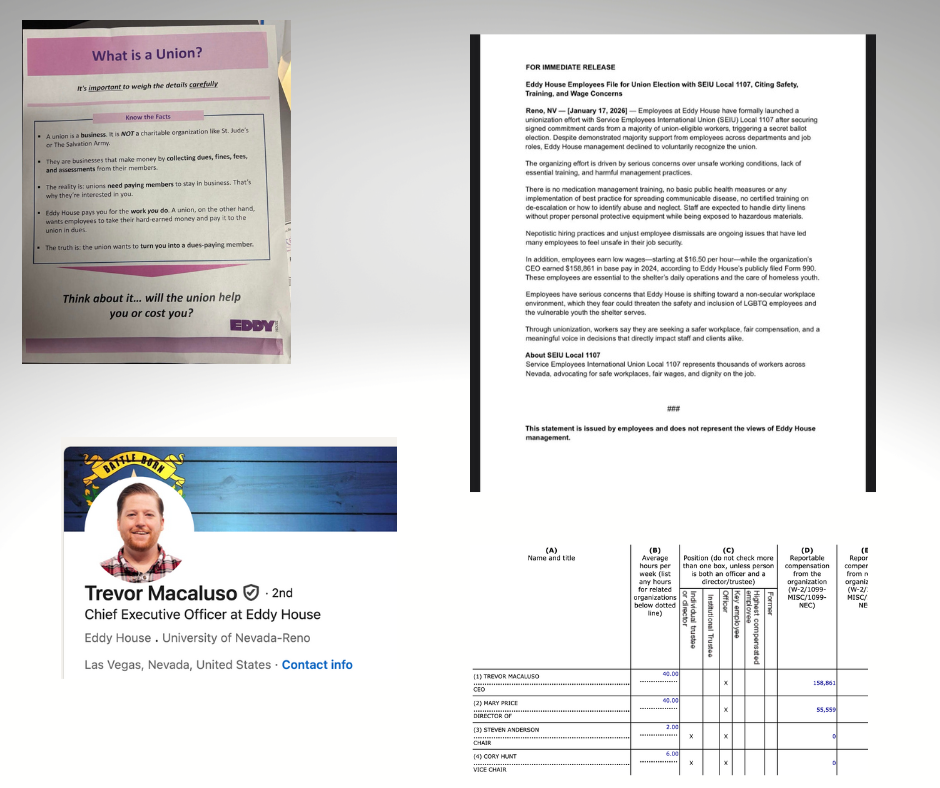 Eddy House Unionization Effort is Met With Opposition from CEO 