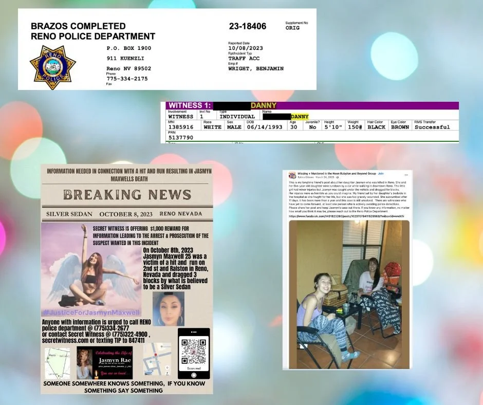 Uncooperative Danny with Last Name Redacted Factors into Suspension of Investigation Into Gruesome and Deadly 2023 Reno Hit and Run 