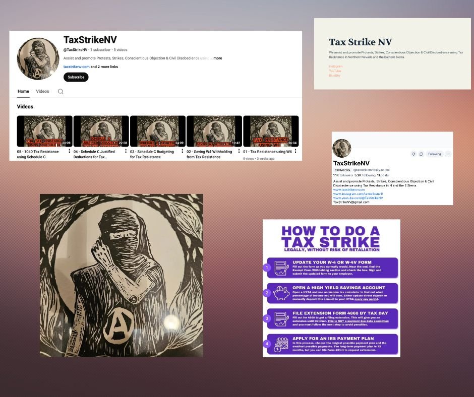Tax Strike NV Wants You To Join Him in Some Tax Resistance This Year 