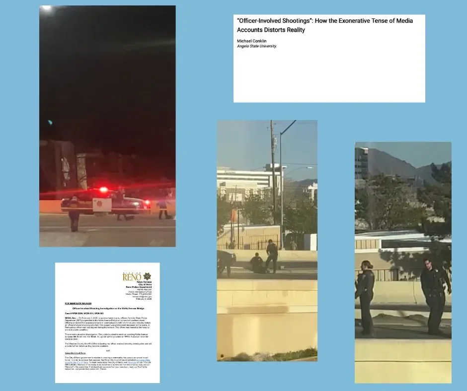 A Ghastly Death on the Wells Avenue Bridge This Week: Why Words and What Actually Happened Matters